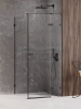 NEW TRENDY Kabina prysznicowa AVEXA BLACK drzwi uchylne 80x110x200 Polska produkcja EXK-1568/EXK-1569